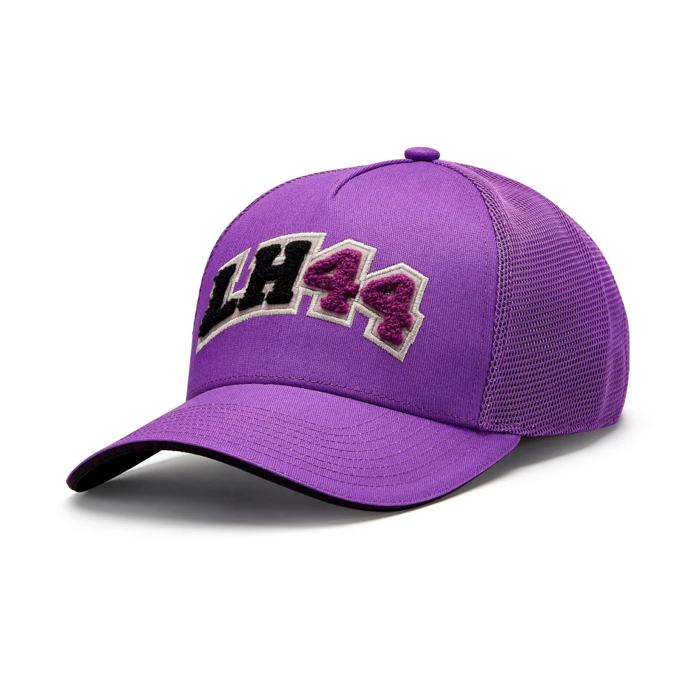 Mercedes-AMG PETRONAS Lewis Hamilton Purple Trucker Cap - Image 3